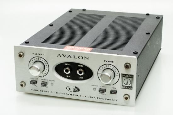 usedAvalon Design U5 Pure Clas A Instrument & DI Preamplifier