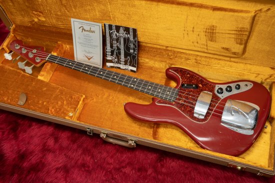 used】Fender Custom Shop 1964 Jazz Bass Relic Master Grade Dakota Red  #MGN80746 4.19kg【委託品】 - Geek IN Box