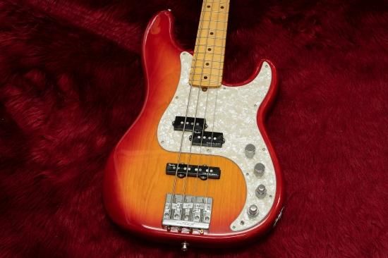 used】Fender USA American Ultra Precision Bass Plasma Red Burst