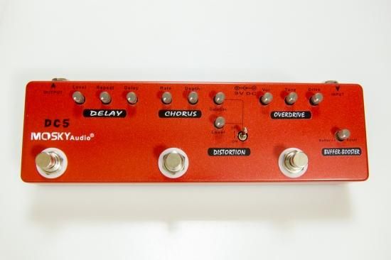 Mosky DTC マルチエフェクター　RIOT＆TS9 モデリング 安いし音良いし！MOSKEY Audioのアナログマルチにビックリ！ある