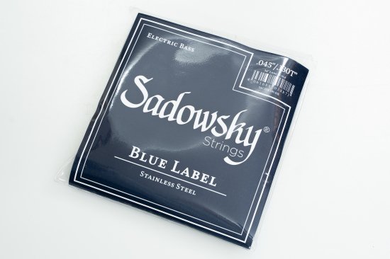new】Sadowsky / SBS45B Blue 5弦用ステンレス弦【横浜店】 - Geek IN Box