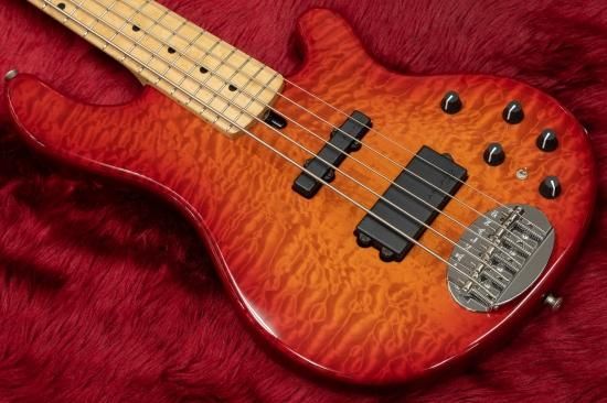 Lakland エレキベース レッド ギターケース付き ギター