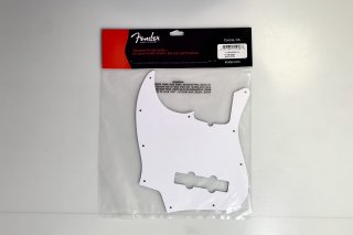 【new】Fender / Pickguard, Jazz Bass, White, 3 Ply, Left Hand 58308000【横浜店】

