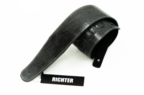 高級ストラップ Richter 販売 Straps リヒター ギター 革 クロコ