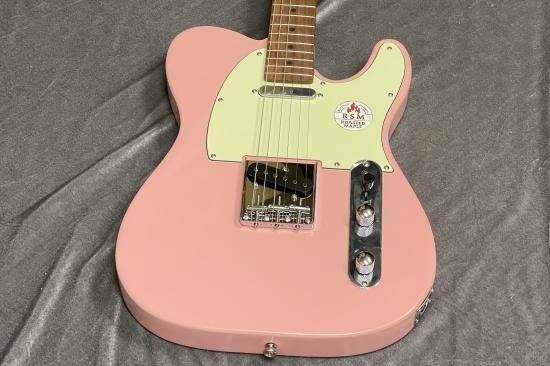 (値下げ)Bacchus BTE-1-RSM/M SLPK Bacchus BTE-1-RSM/M SLPK テレキャスター シェルピンク