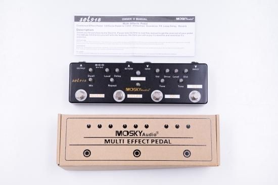 MOSKY Sol918 Guitar Multi Effect Pedal Reverb Delay FX Loop