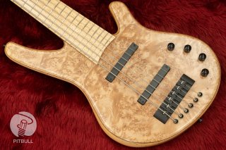 【used】Franz bass guitars / wega 6st maple burl #1515 4.67kg【横浜店】