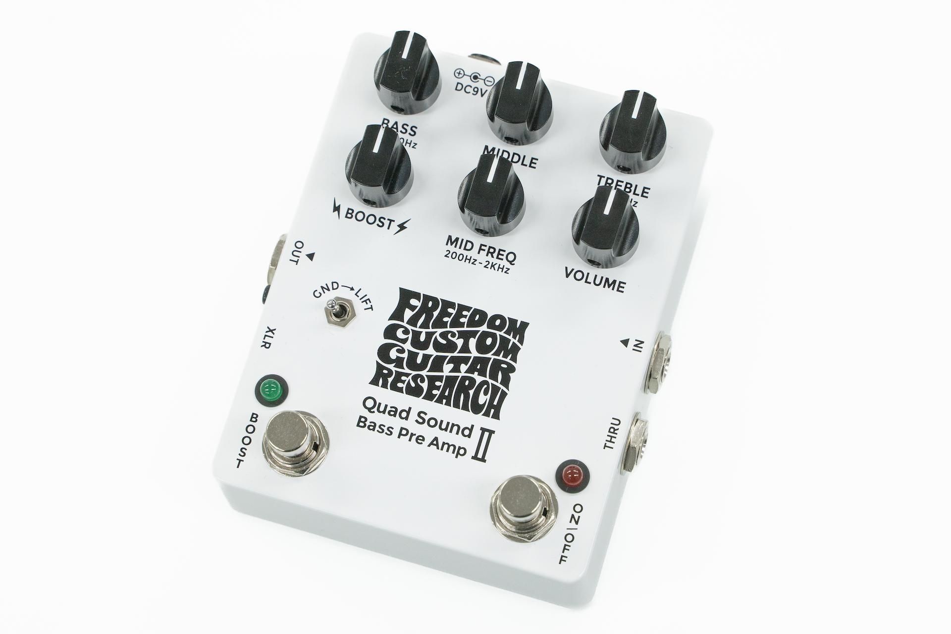 new】Freedom Custom Guitar Research / Quad Sound Bass Pre Amp II 