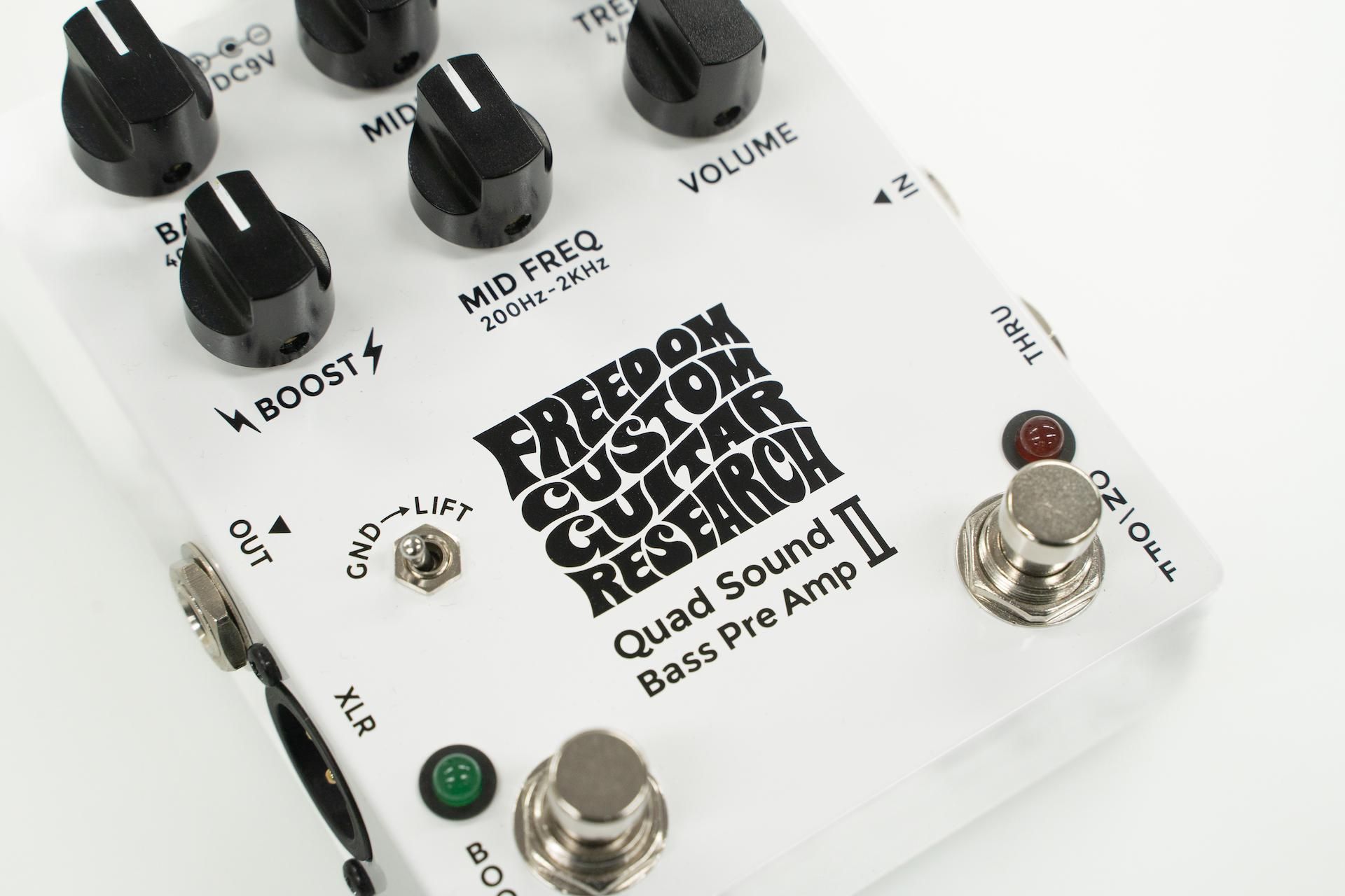 new】Freedom Custom Guitar Research / Quad Sound Bass Pre Amp II