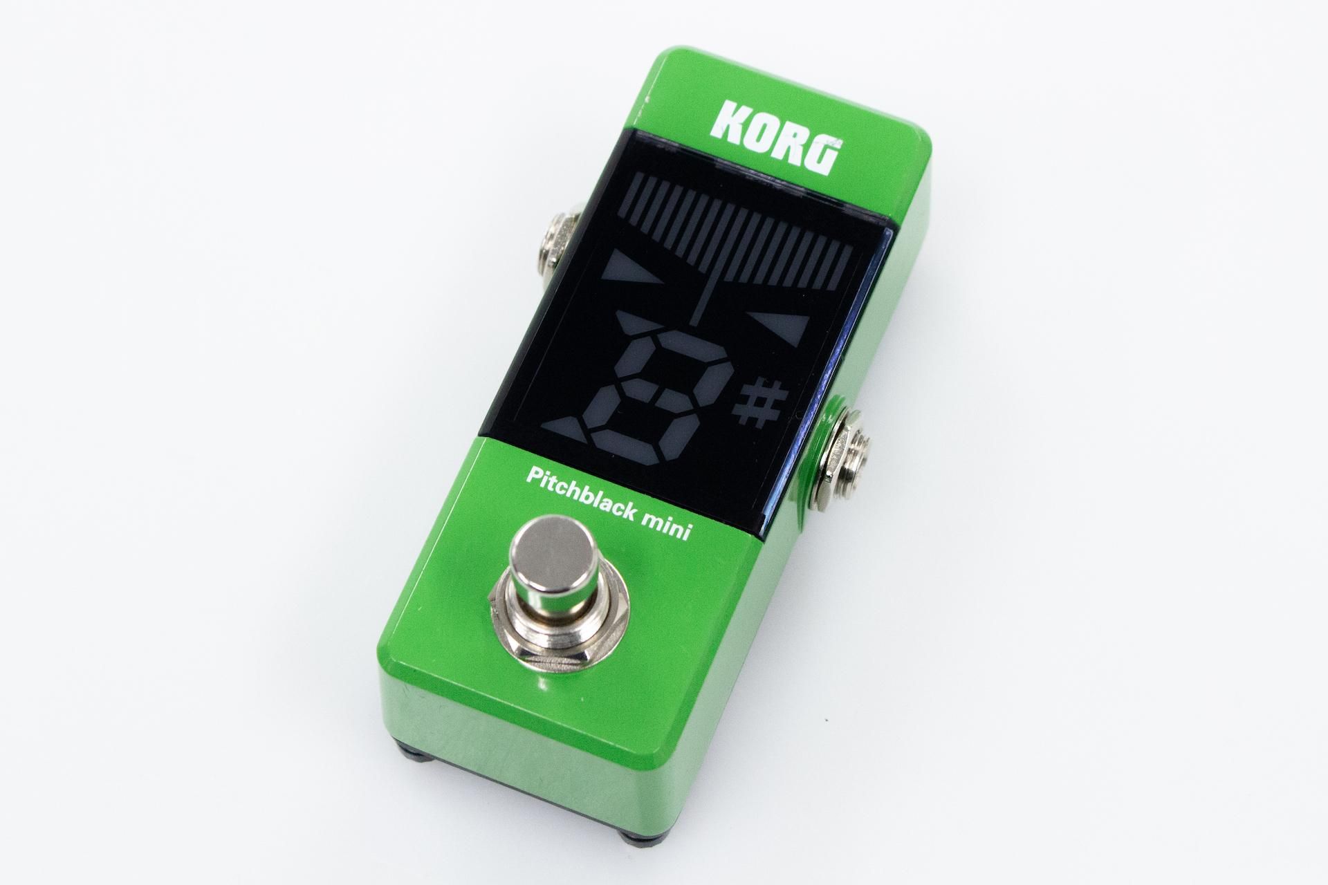 【ほぼ未使用】生産終了品 KORG Pitchblack mini ホワイト Pitchblack mini - PEDAL TUNER | KORG (Japan)