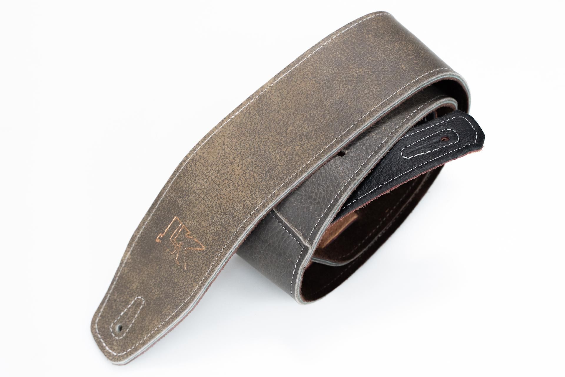 new】LK Straps / Distressed Grey Strap 2.5 inch【横浜店