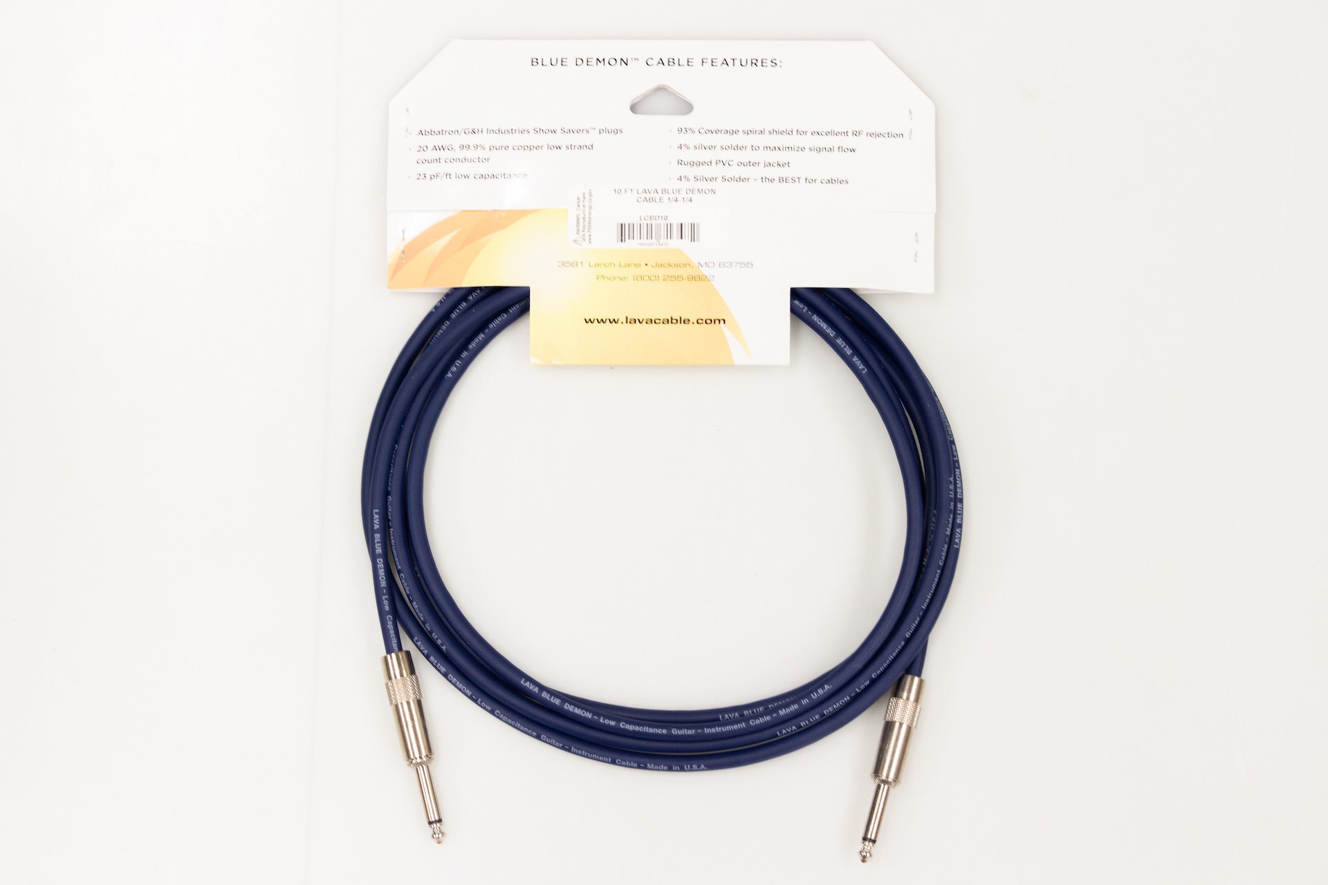 new】LAVA CABLE / 10FT(3m) BLUE DEMON CABLE S-S【横浜店】 - Geek IN Box