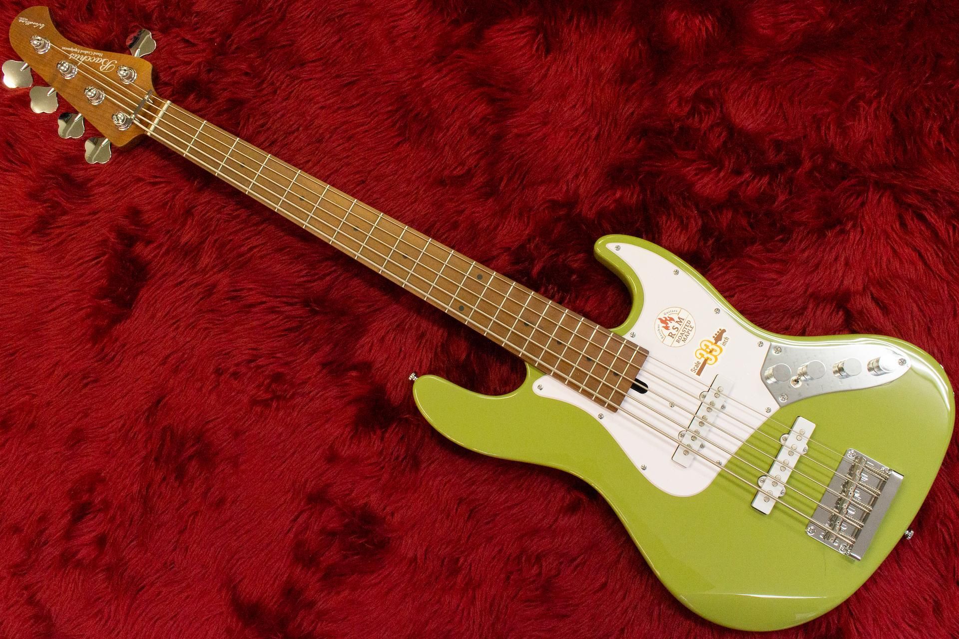 WL5-STD33-AC RSM/M 5弦 ジャズベース WL5-STD33-AC RSM/M LG (Bacchus / バッカス) 5弦ベース エレキ