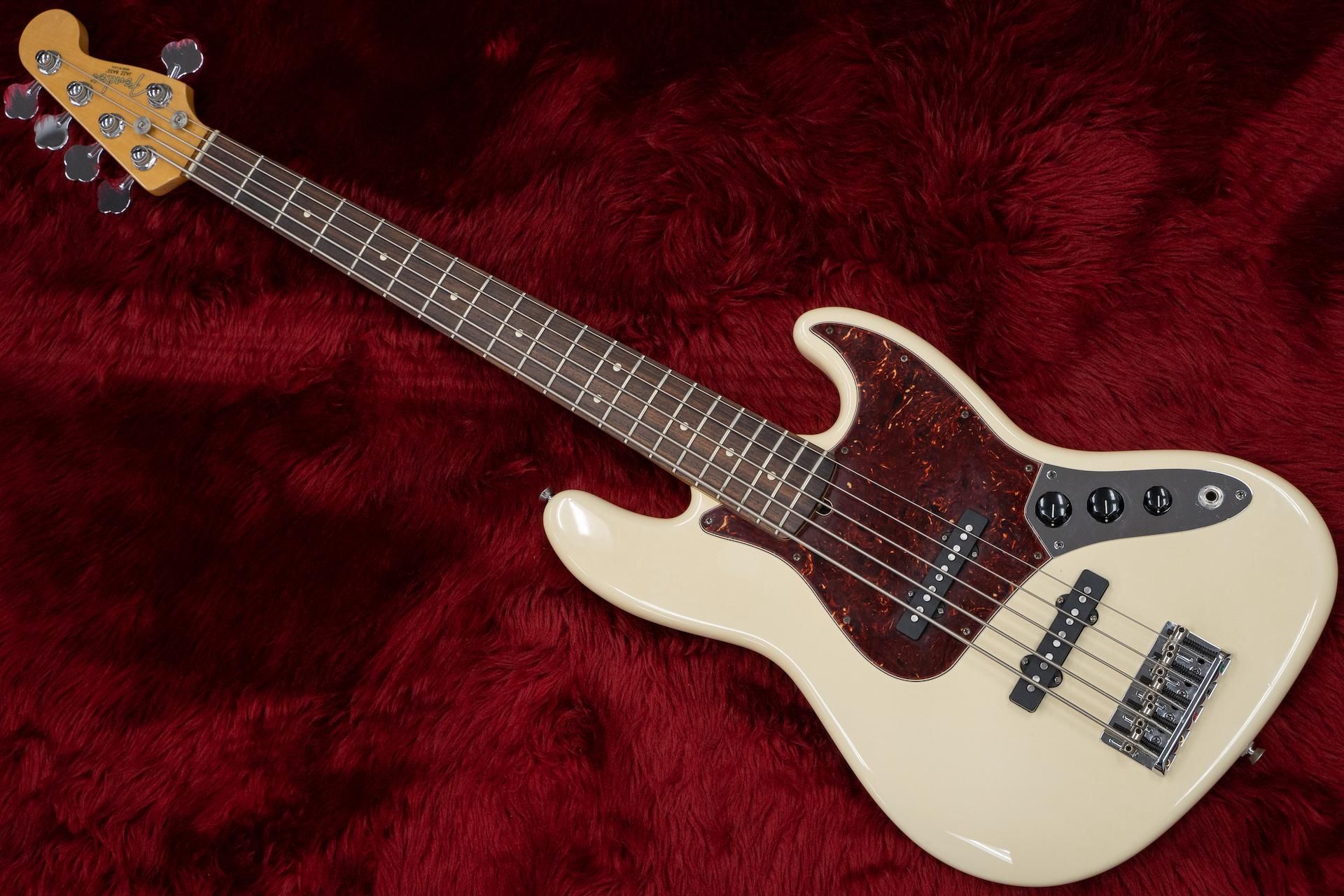 used】Fender / American Standard Jazz Bass V White 2010