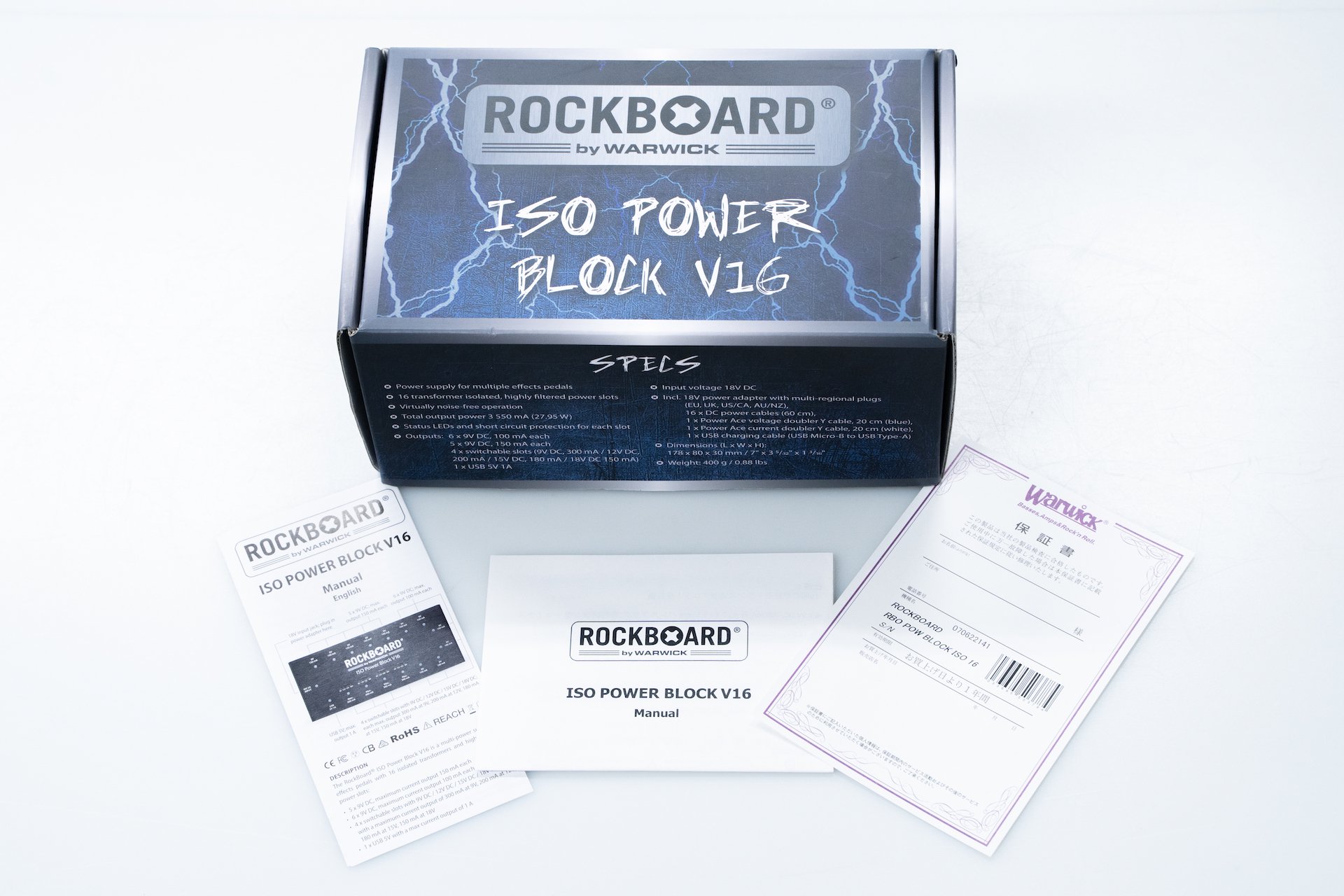 16V【横浜店】　BLOCK　new】Warwick　IN　Geek　RBO　ROCKBOARD　ISO　POW　Box