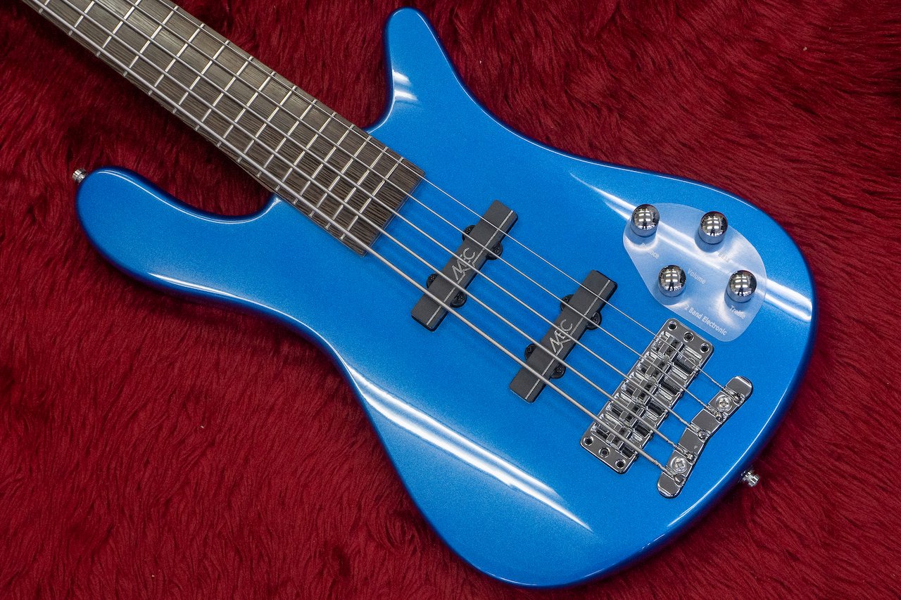 outlet】Warwick / Rock Bass Streamer LX5 High Polish Metallic Blue 