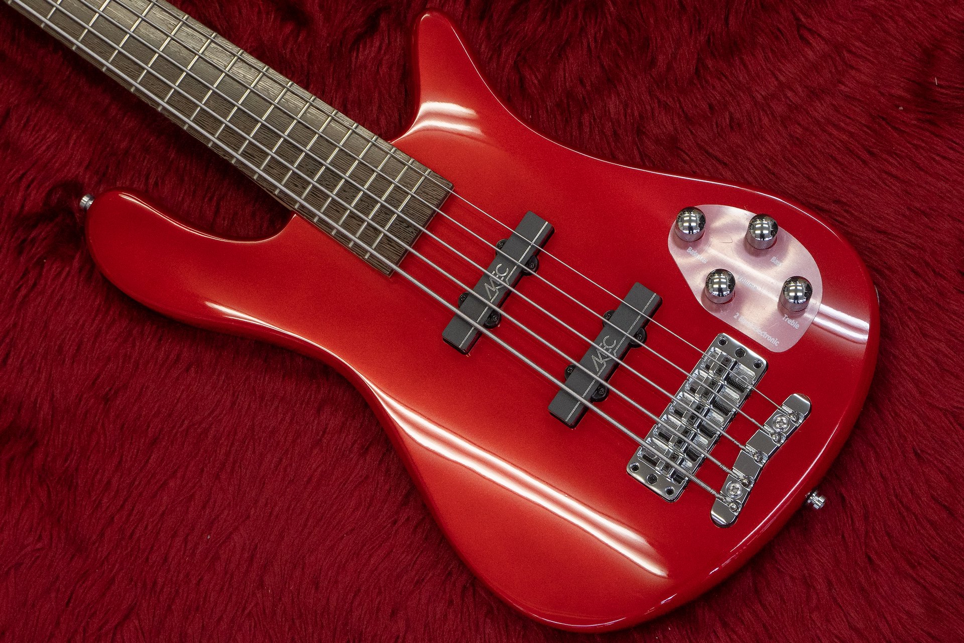 outlet】Warwick / Rock Bass Streamer LX5 High Polish Metallic Red