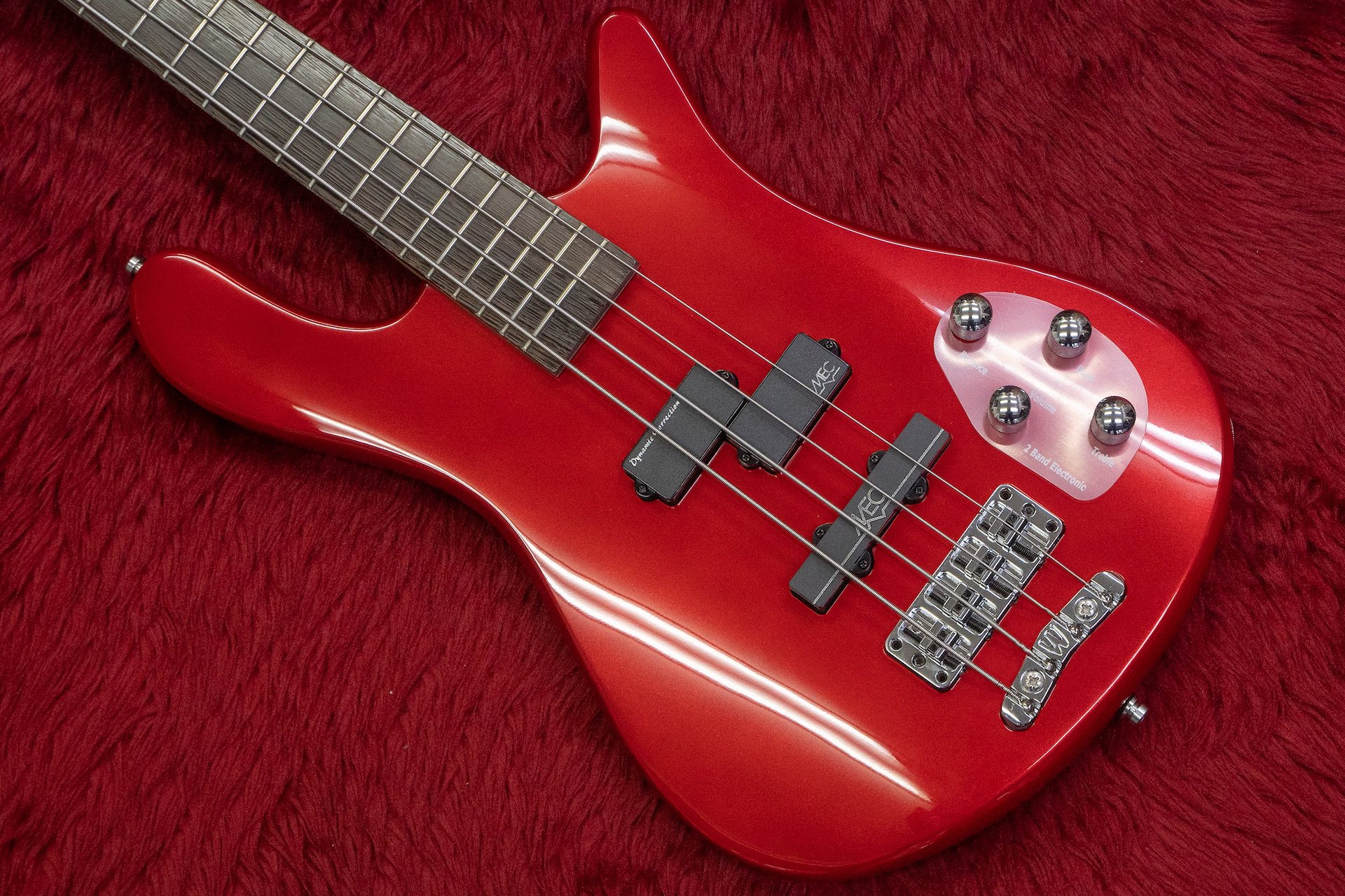 outlet】Warwick / Rock Bass Streamer LX4 High Polish Metallic Red