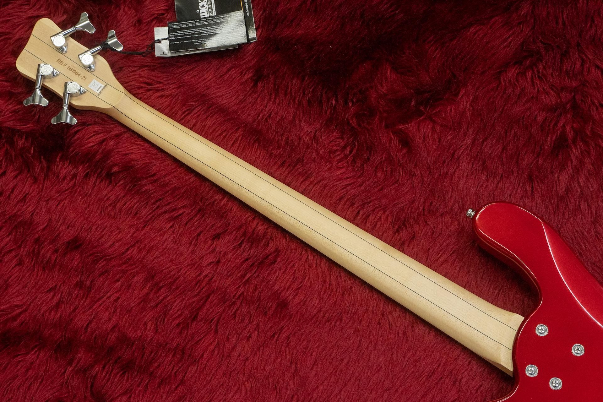 outlet】Warwick / Rock Bass Streamer LX4 High Polish Metallic Red