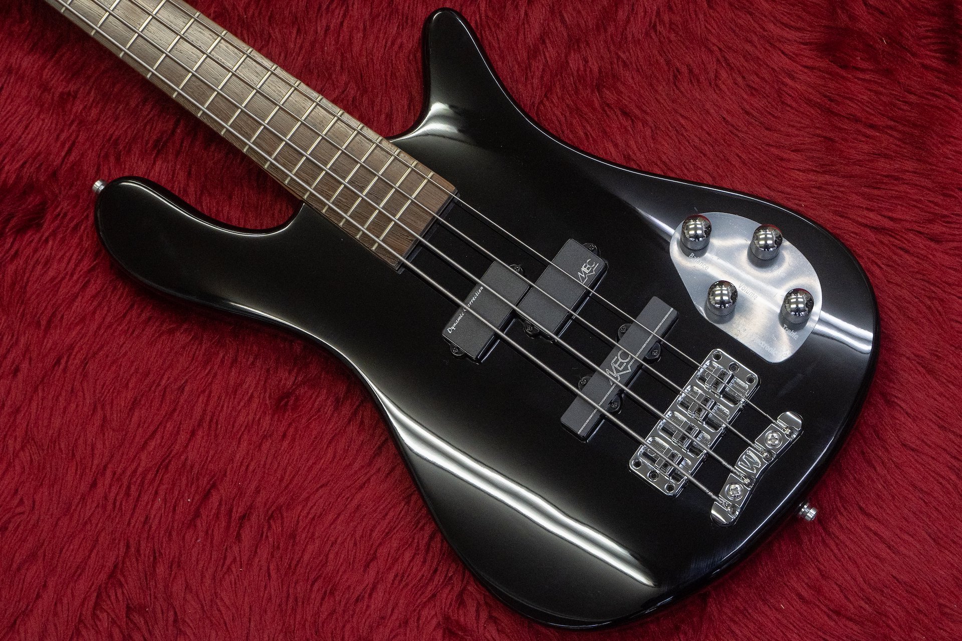 outlet】Warwick / Rock Bass Streamer LX4 Black Solid High Polish