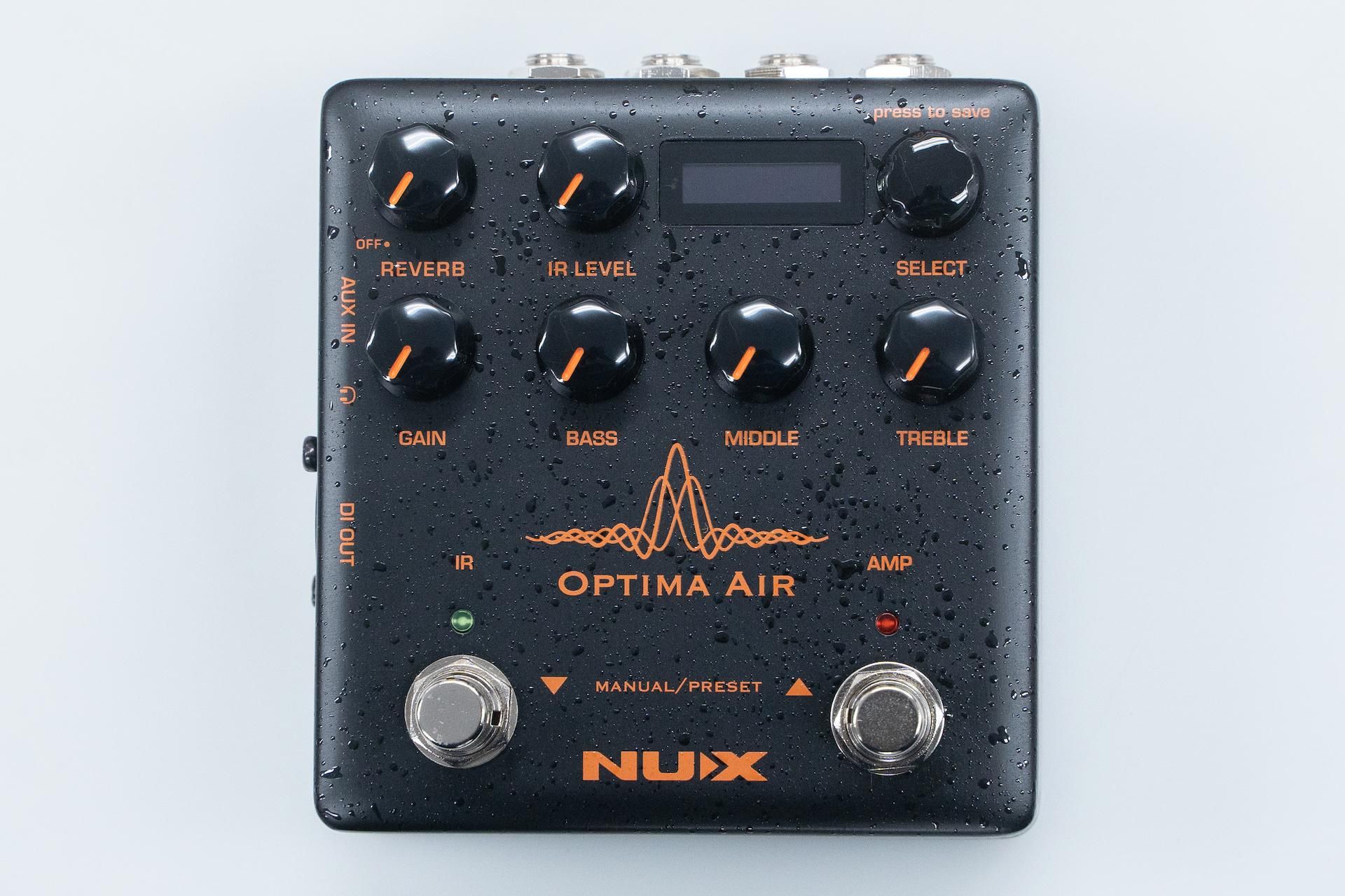 NUX Optima Air Acoustic Guitar Simulator and Preamp Pedal