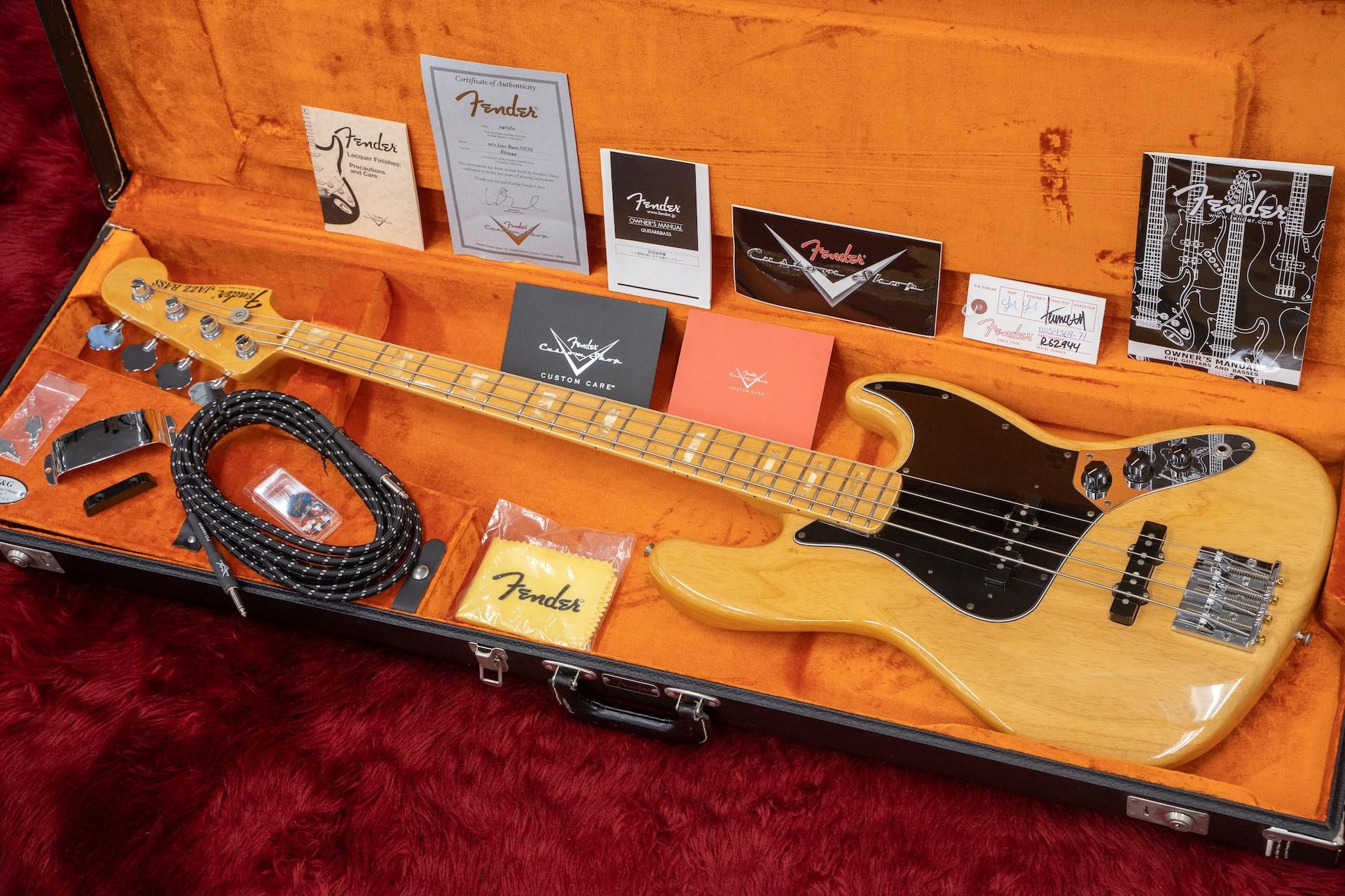 used】Fender / Custom Shop 70's Jazz Bass NOS NAT/M #R62944 4.095