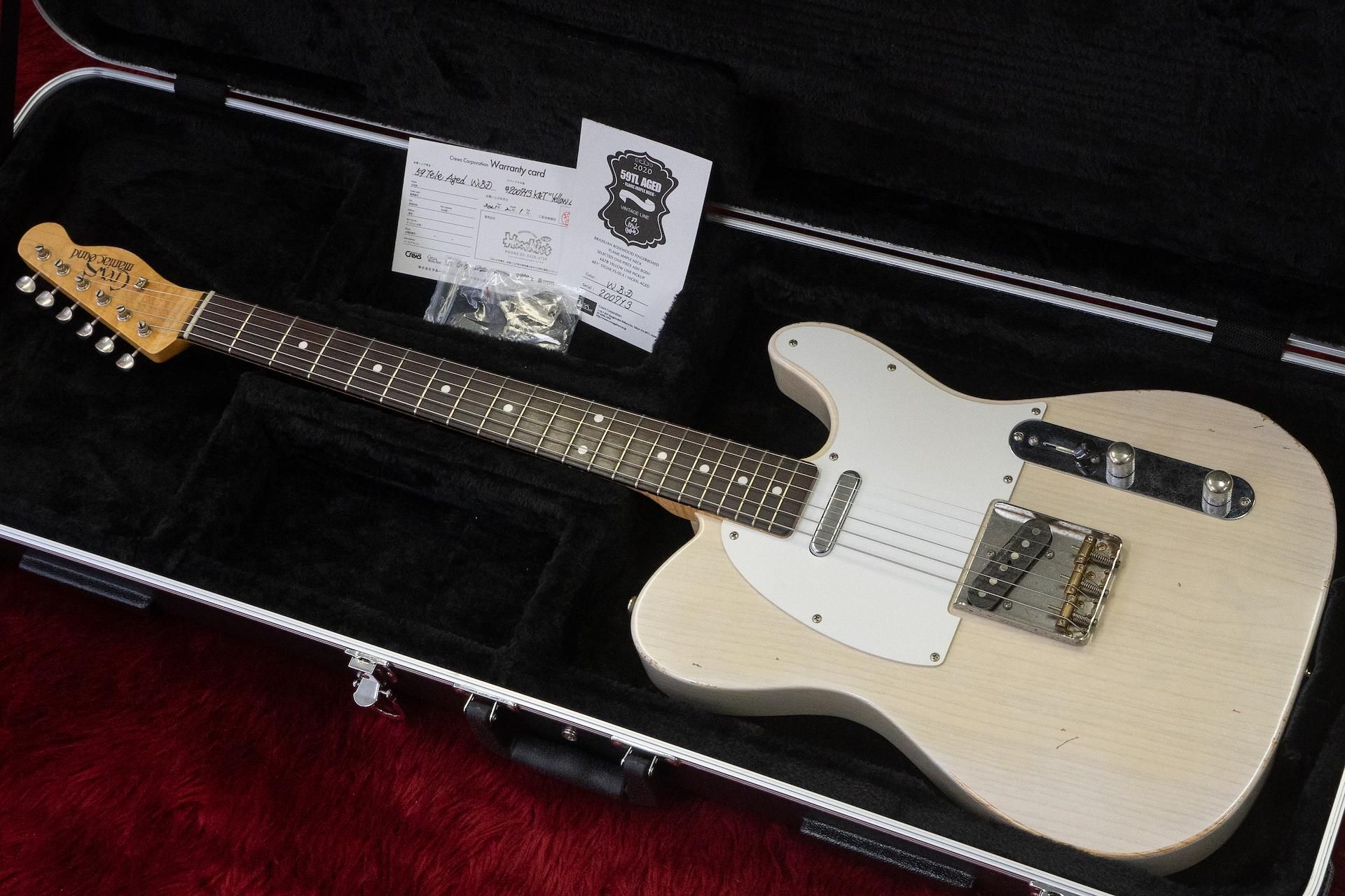 used】Crews Maniac Sound / Vintage Line 59Tele Aged WBD used】Crews Maniac Sound / Vintage Line 59Tele Aged WBD