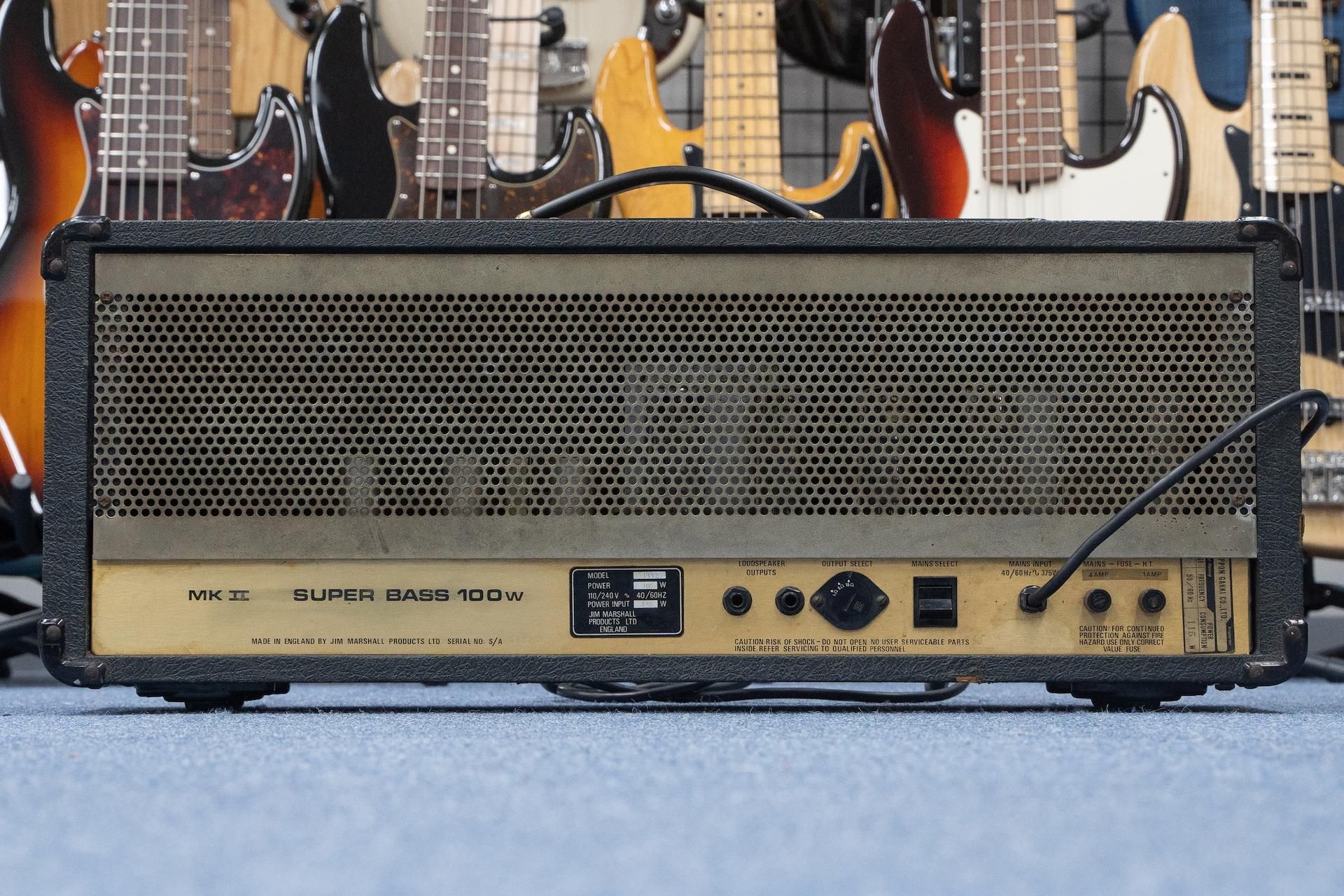 used】Marshall / JCM800 1992 Super Bass MKII 1982年製【横浜
