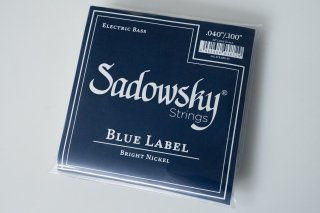 【new】sadowsky / SBN40 Blue 4弦用ニッケル弦【横浜店】