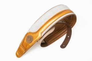 Evo Straps 本革ストラップ ブラウン/白 Amazon | Levy's Leathers アーバンスタイルのデザインプリント