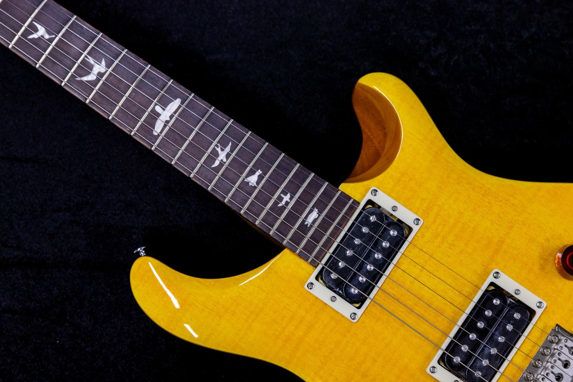 Paul Reed Smith PRS SE Custom Yellow※31※ Paul Reed Smith SE Custom 22 Semi-Hollow - Santana Yellow