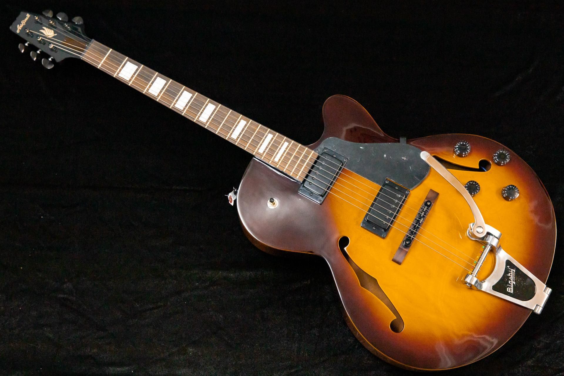 Proto Type】Ariapro II / Full Acoustic Guitar w/BIGSBY Proto Type】Ariapro II / Full Acoustic Guitar w/BIGSBY