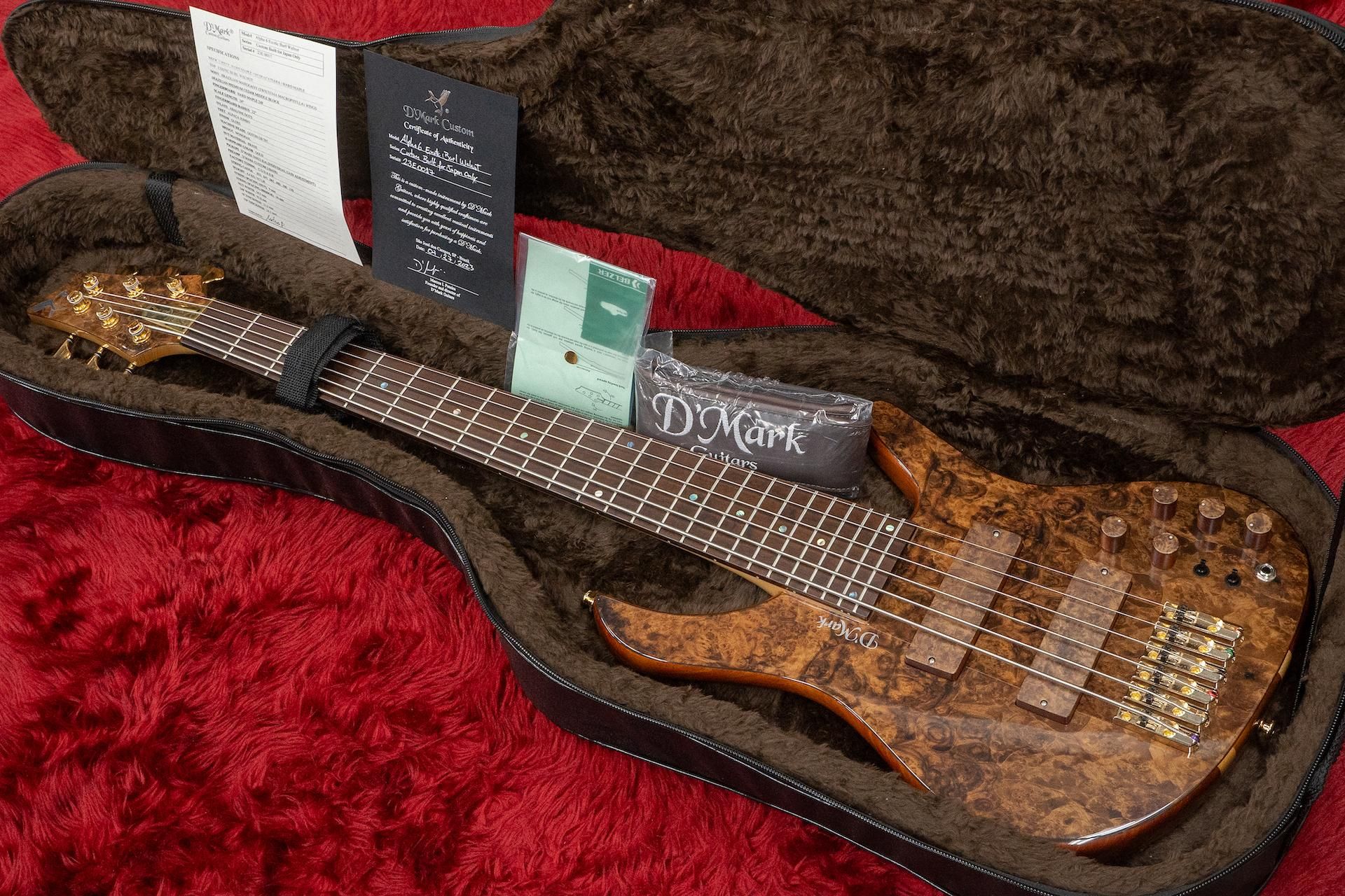 new】D'mark Guitars / Alpha 6 Burly Walnut MASTER SERIES new】D'mark Guitars / Alpha 6 Burly Walnut MASTER SERIES