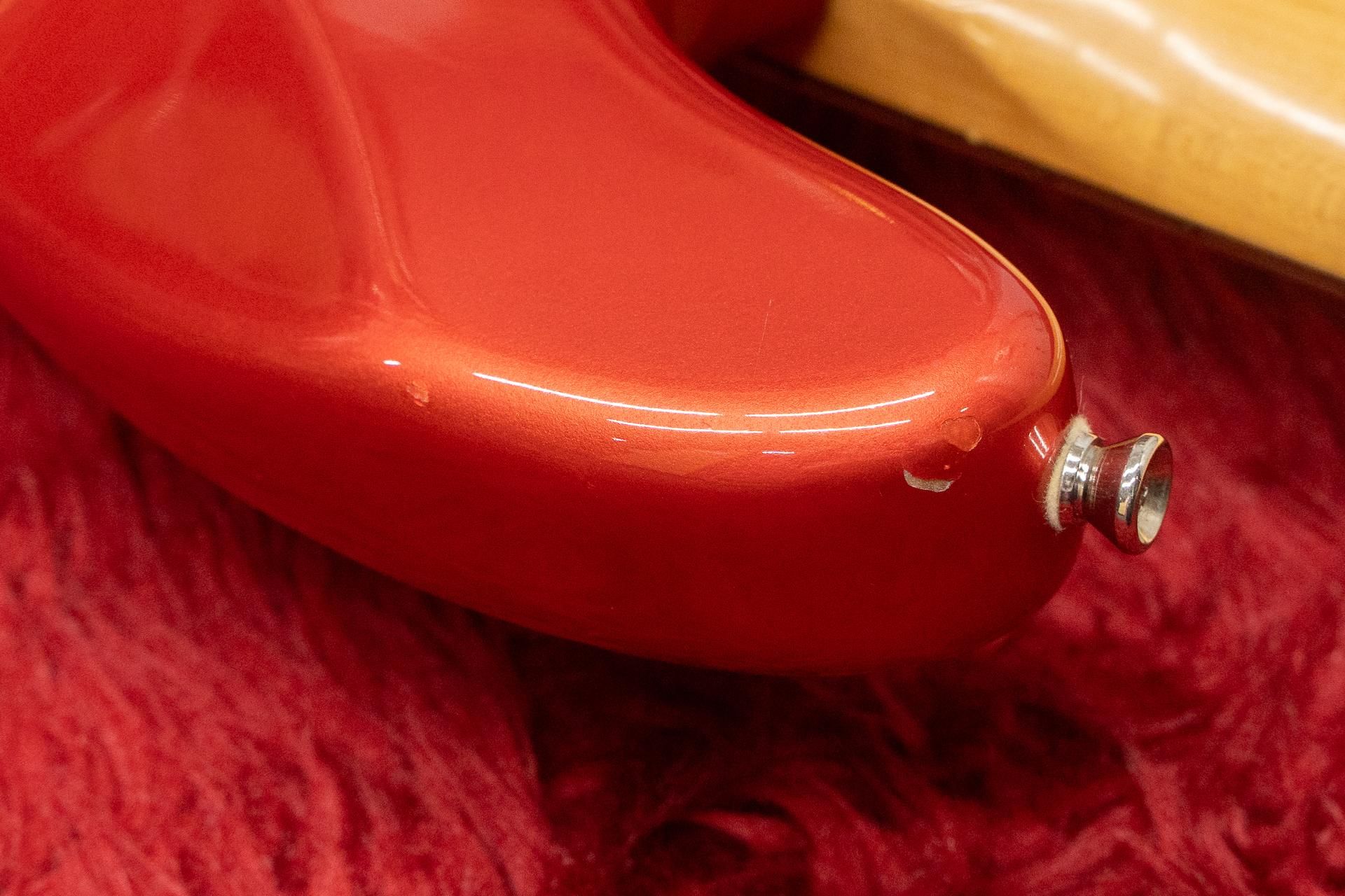 used】Fender / American Series Precision Bass hot rod red