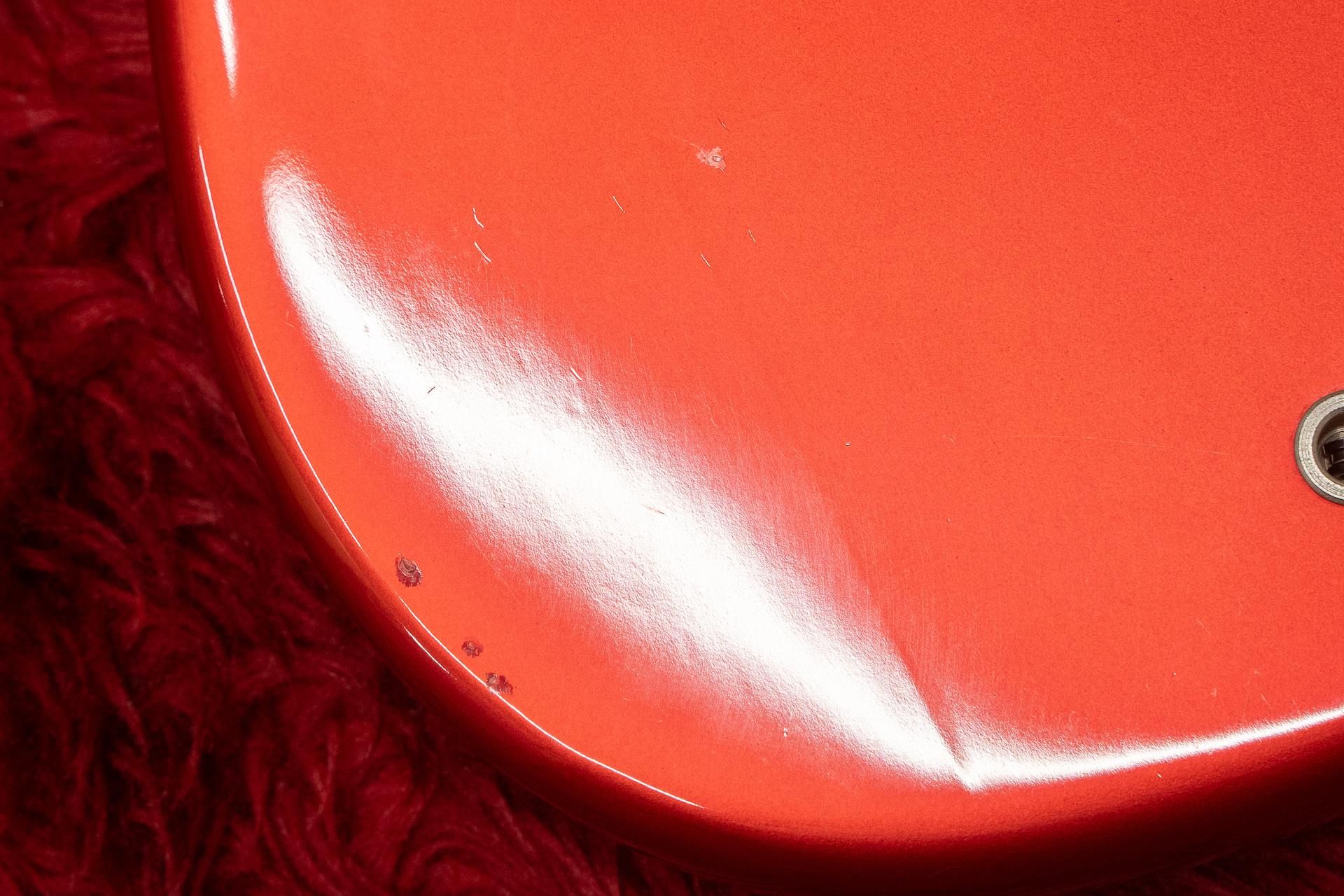 used】Fender / American Series Precision Bass hot rod red