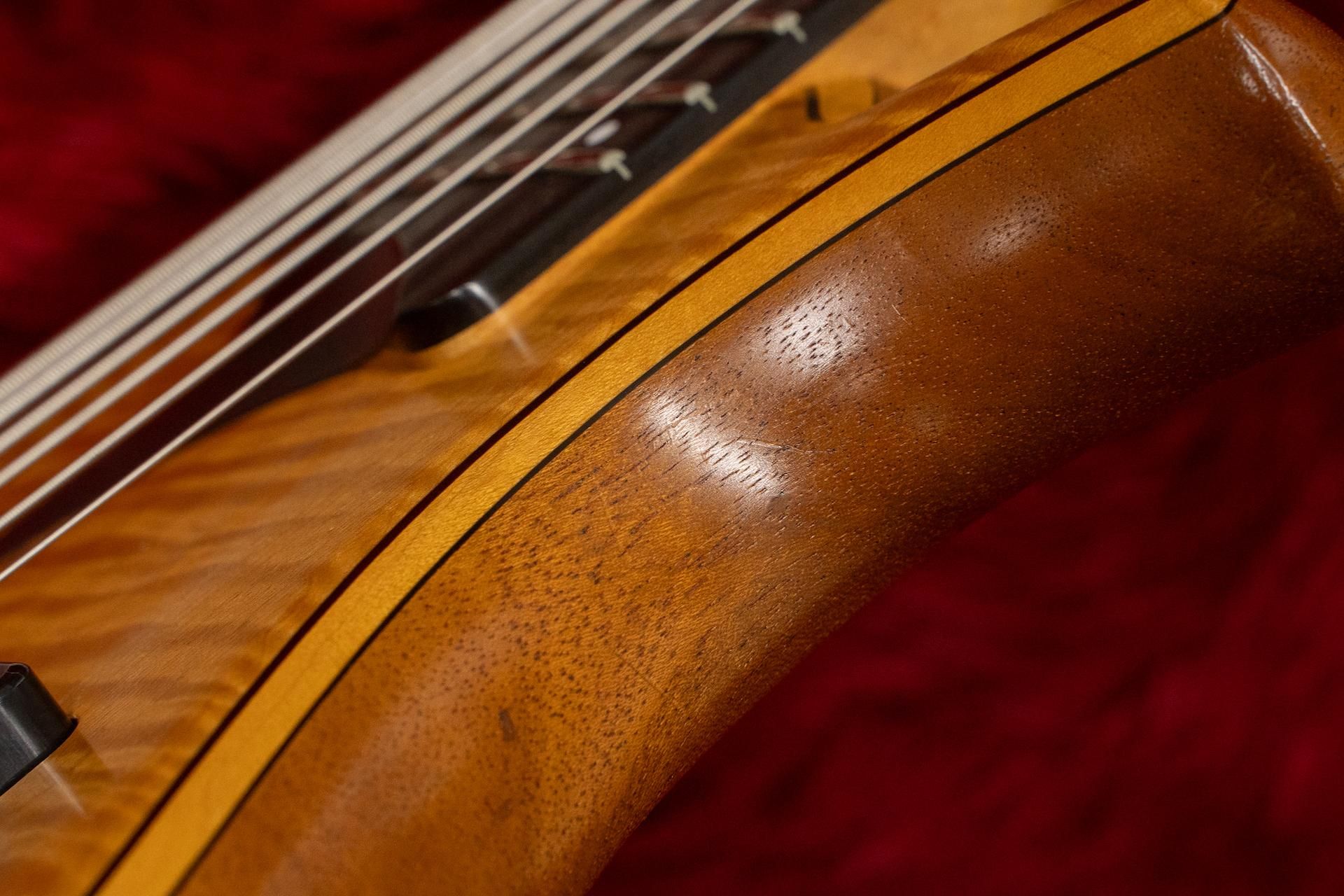 Electric Bass Guitar Tune TWB-6 HYB-III BB Natural Mahogany