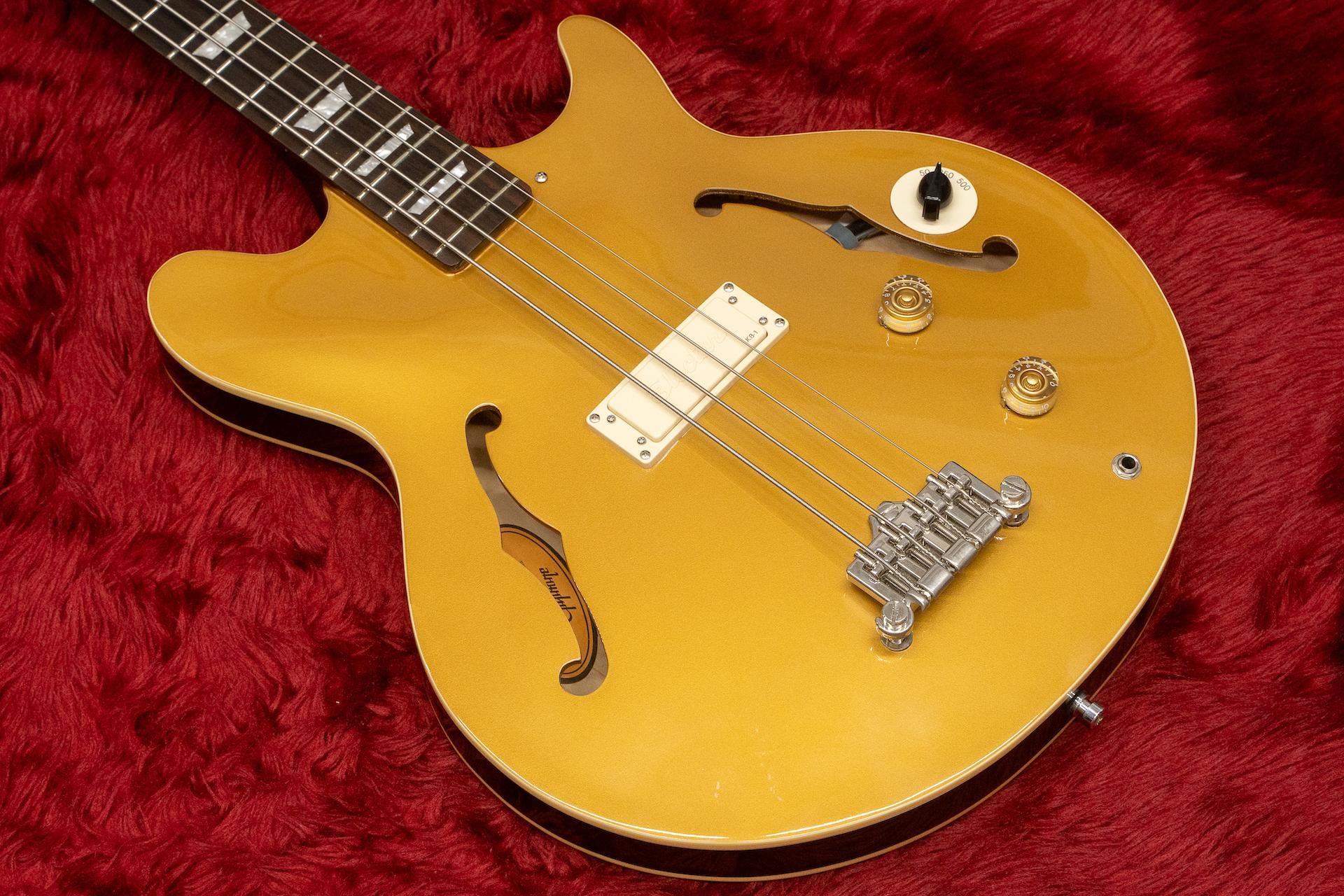 used】Epiphone / Jack Casady Bass Gold Metallic #1412210026 3.66kg