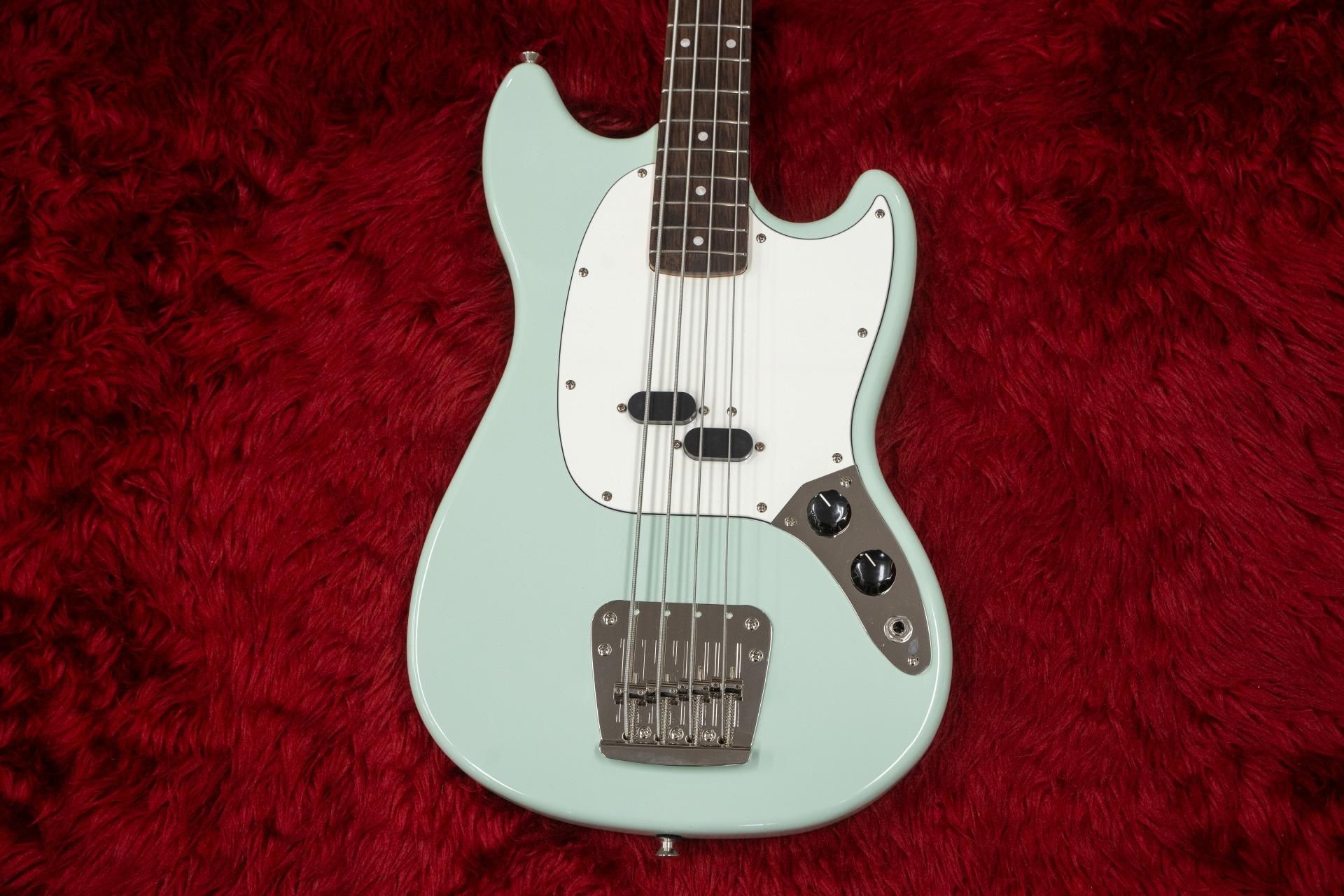 used】Squier / Classic Vibe 60s Mustang Bass Surf Green mod used】Squier / Classic Vibe 60s Mustang Bass Surf Green mod
