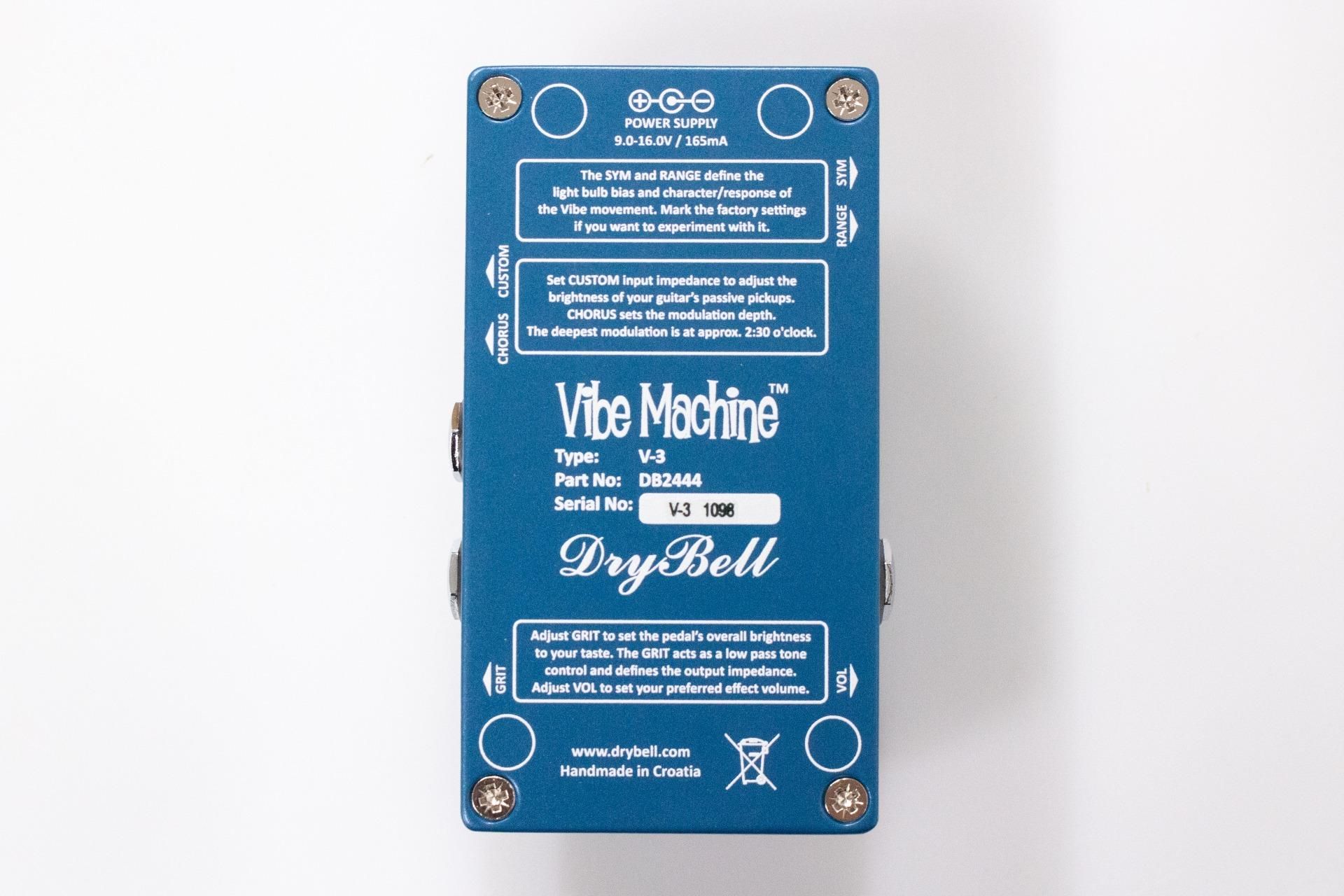 Drybell Vibe Machine V-3 Uni-Vibe ドライベル DryBell Vibe Machine V-3: Classic Uni-Vibe Tones