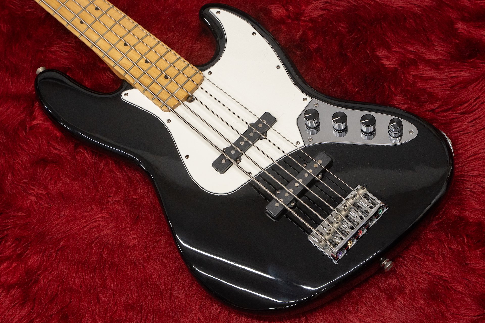 used】Fender / American Standard Jazz Bass V BLK/M mod. #Z8166344