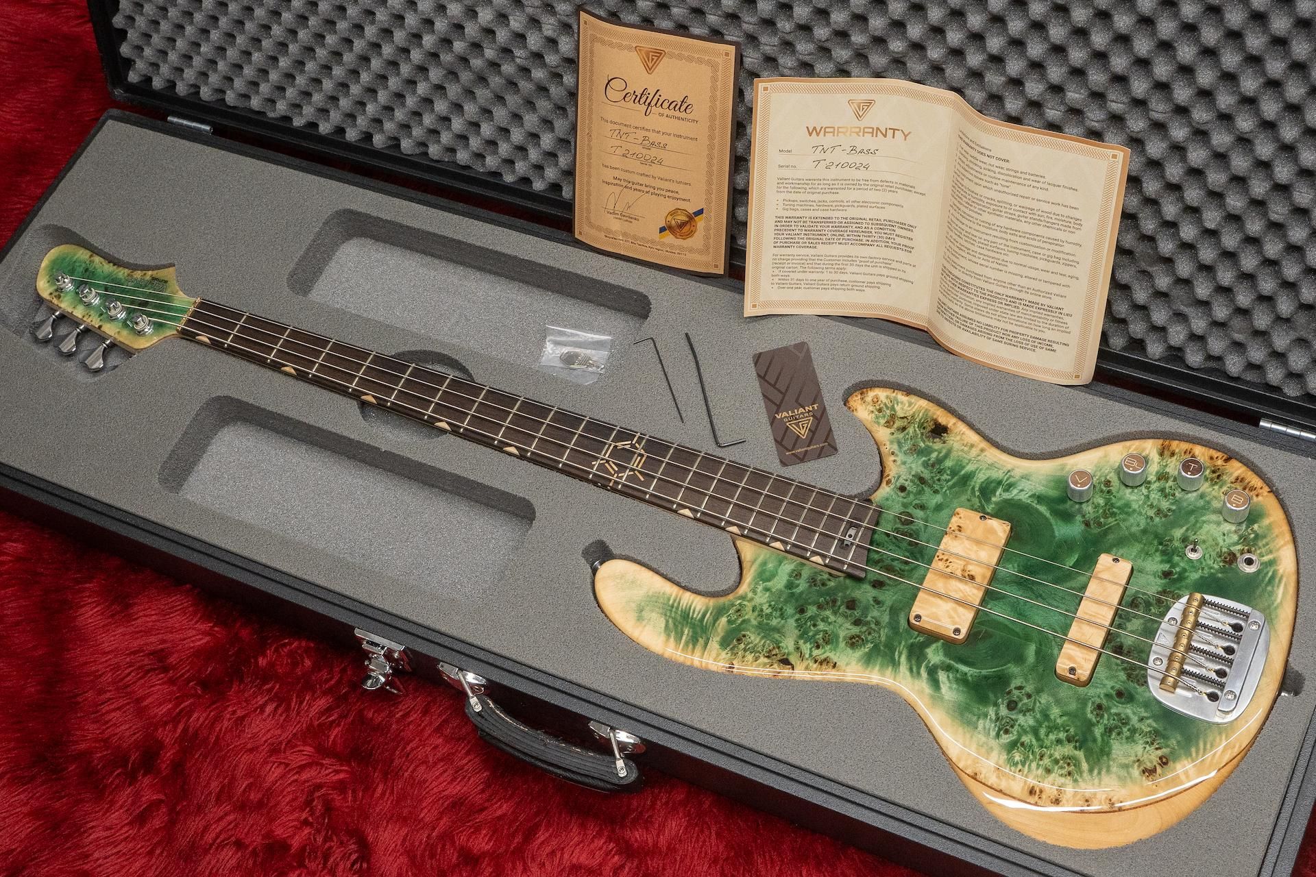 used】Valiant Guitars / TNT-4 Pine Green #T21024 3.96kg【GIB