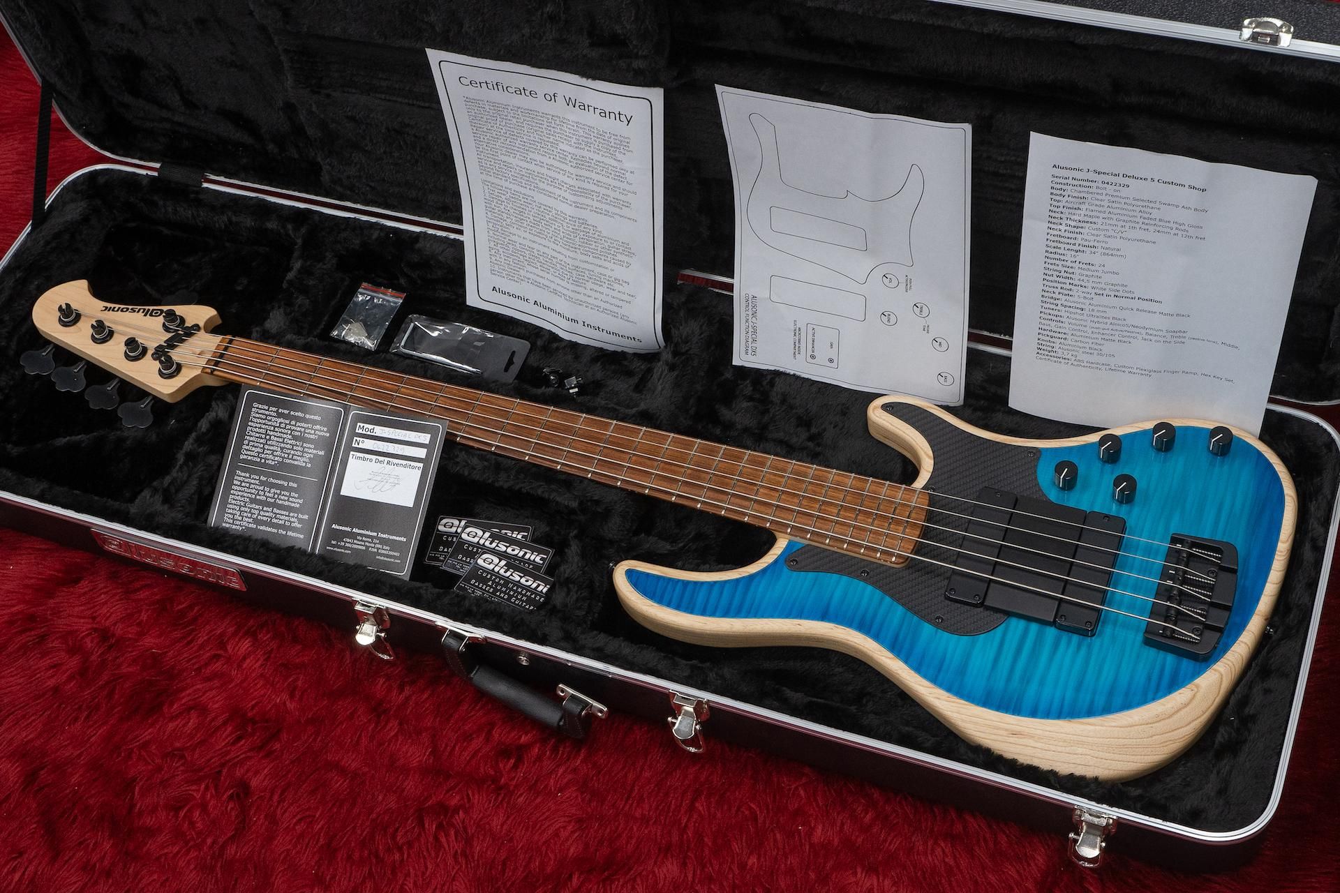 new】Alusonic / J-Special Deluxe 5 Natural - Lime Green