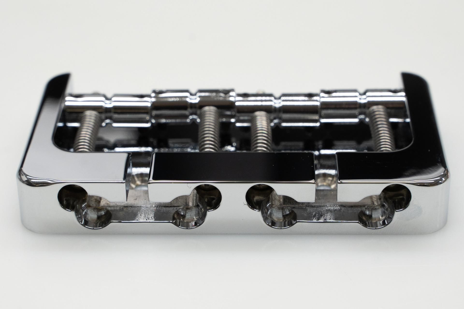 used】HIP SHOT / 4 String B Style Bass Bridge 0.750 Brass