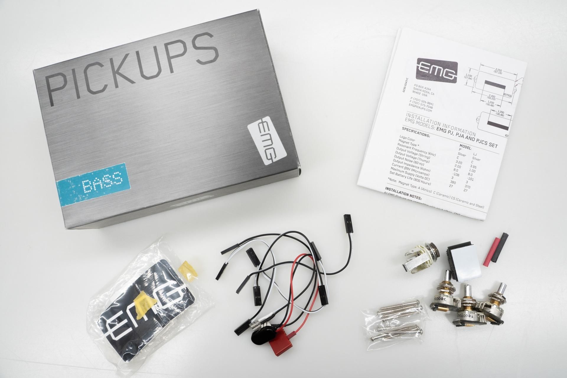 EMG J-SET BLACK ジャズベース用ピックアップ（新品/送料無料