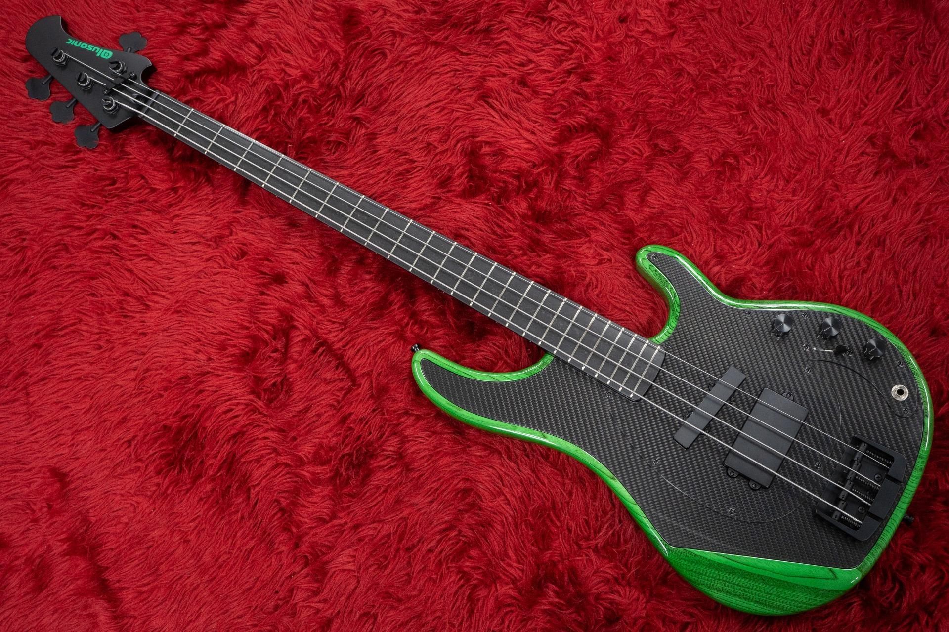アーテルゴルギーニ b 4枚 new】Alusonic / Alusonic Django Deluxe 4 Carbon - Chloro Green