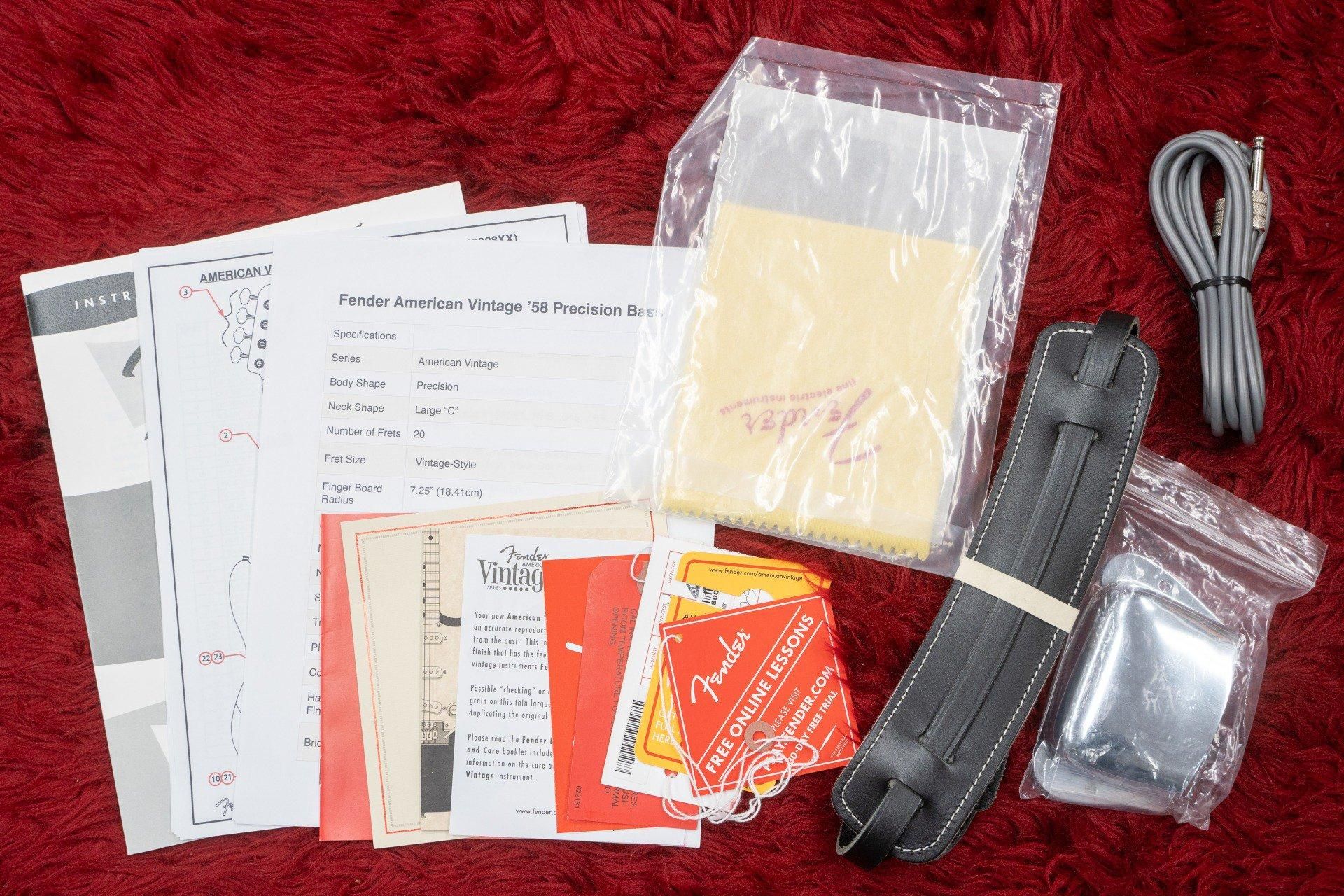 used】Fender / New American Vintage '58 Precision Bass 2017 3.945