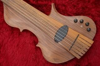 ベースギター中古品 Ken Smith エレキベース1998 BSR5EG Tiger Maple Natural中古品