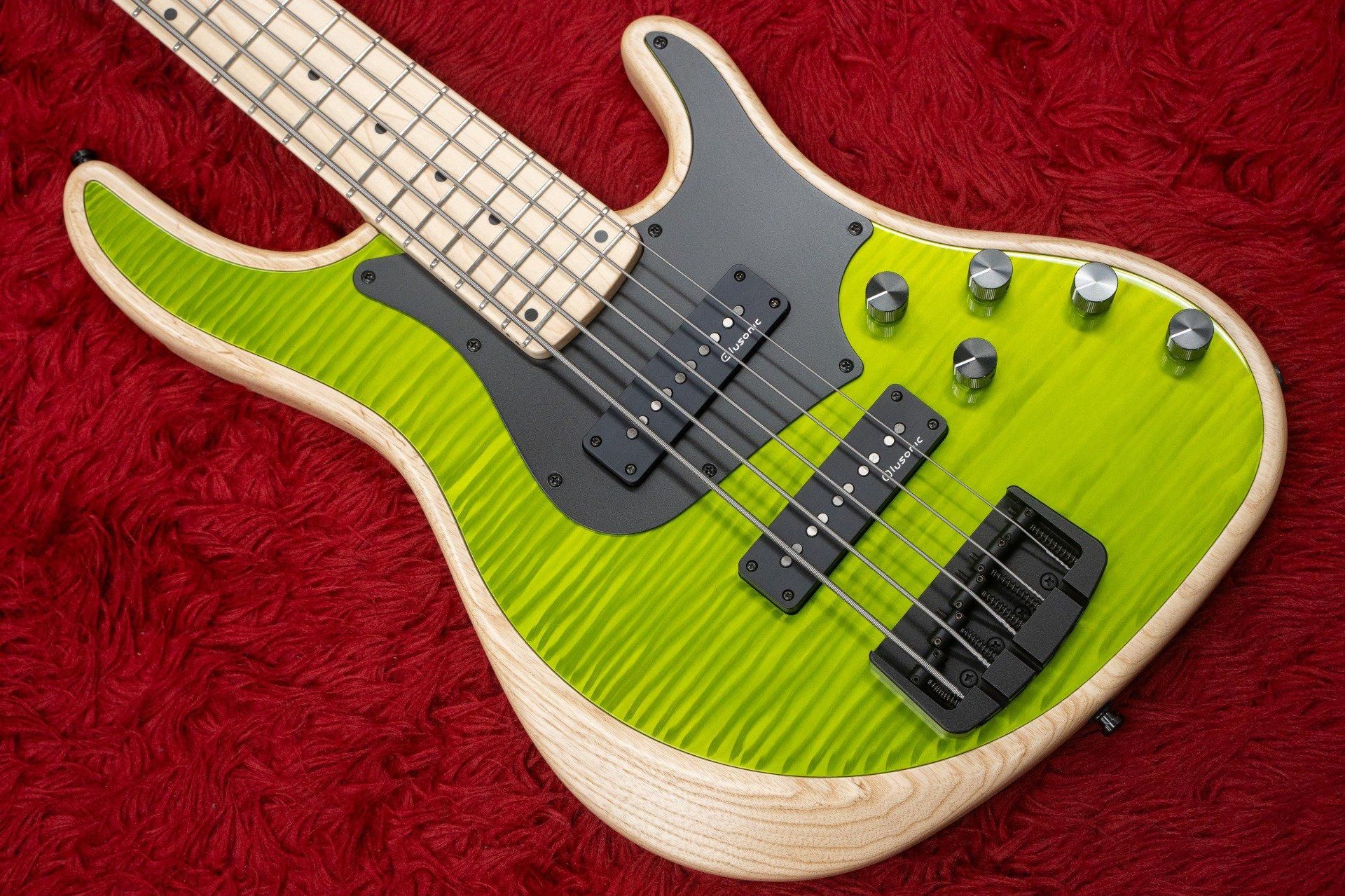 new】Alusonic / J-Special Deluxe 5 Natural - Lime Green new】Alusonic / J-Special Deluxe 5 Natural - Lime Green