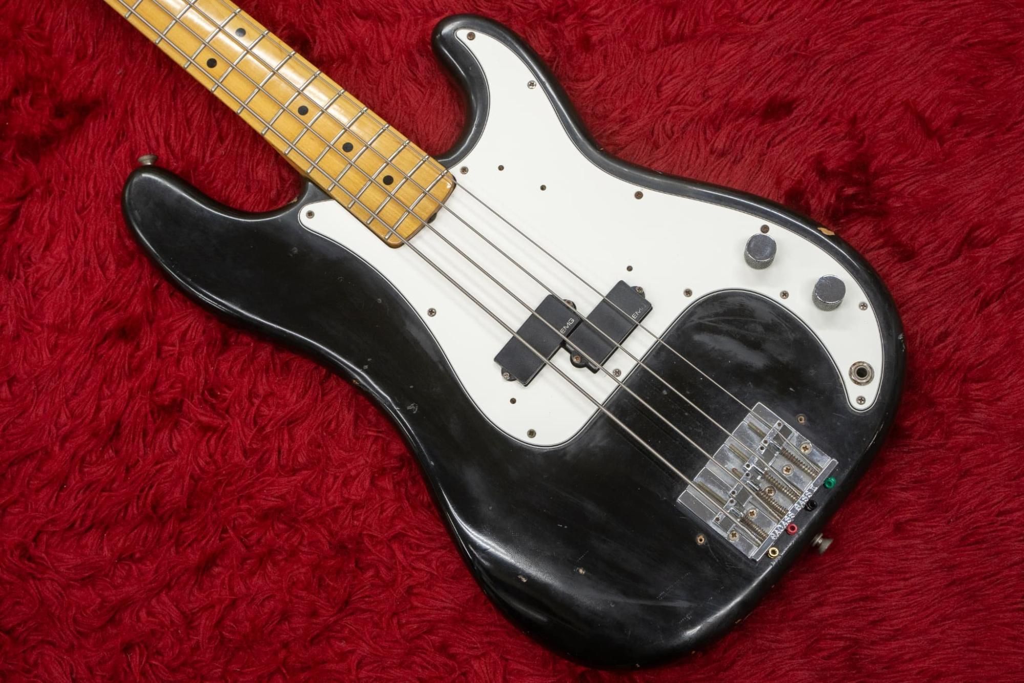 used】Fender / Precision Bass BLK mod. 1977 5.150kg #S758807