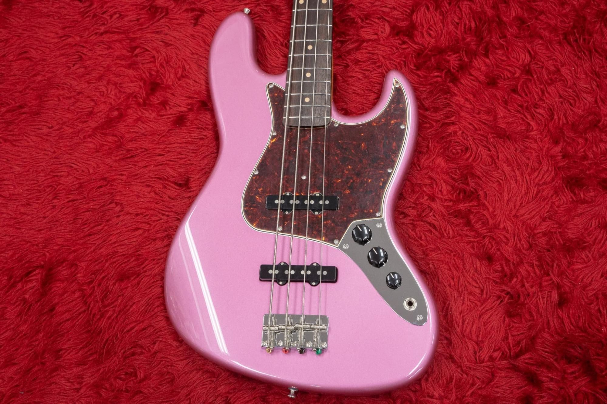 FREEDOM CUSTOM GUITAR RESEARCH ベース new】Freedom Custom Guitar Research / JB Custom GIB Pink